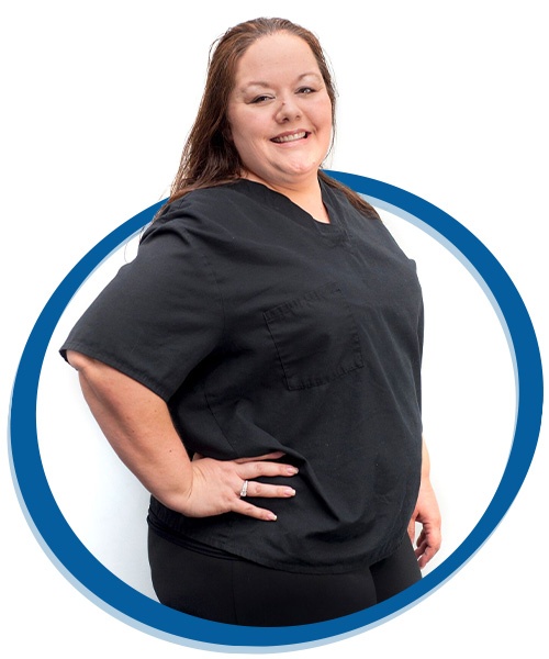 Christina Martinez, office manager for chiropractor treatment and healthcare team