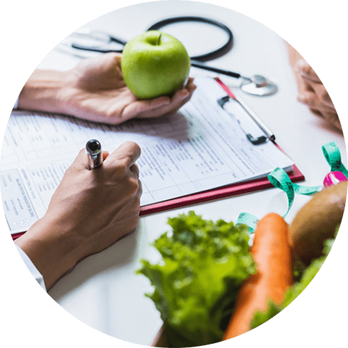 Nutrition counseling and micronutrient testing